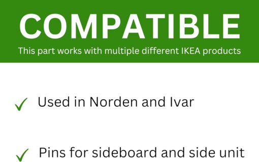 Spare Hardware Parts Ivar Bookshelf Pins | Replacement for IKEA Part # 113004 or 101324 Pack of 24  Clothing, Shoes & Jewelry - Image 6