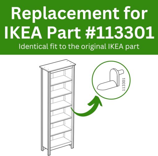 Spare Hardware Parts BESTA Bookcase Shelf Pins (Replacement for IKEA Part #113301) (Pack of 12)  Home & Kitchen - Image 17