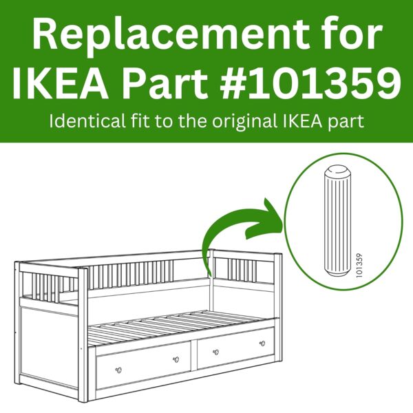 Spare Hardware Parts Replacement for IKEA Wooden Fluted Dowel Pin (101345) Pack of 24 - Image 16