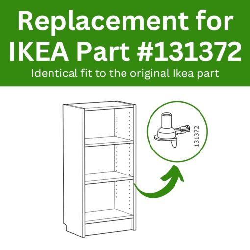 Billy Bookshelf Pins | Replacement for IKEA Part #131372 | by Spare Hardware Parts | Pack of 12  Home & Kitchen - Image 2