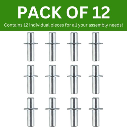 Spare Hardware Parts HEMNES Bookshelf Pins (Replacement for IKEA Part #104171) (Pack of 12)  Tools & Home Improvement - Image 3