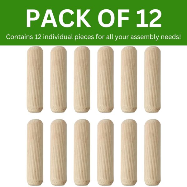 Spare Hardware Parts Replacement for IKEA Wooden Fluted Dowel Pin (101345) Pack of 24 - Image 17