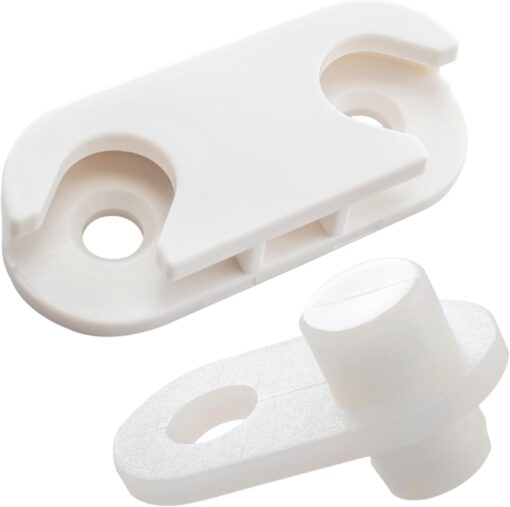 Spare Hardware Parts HEMNES Shoe Cabinet Parts Replacement for IKEA Part #110364 and #116713 (Pack of 4 Each) - Image 4