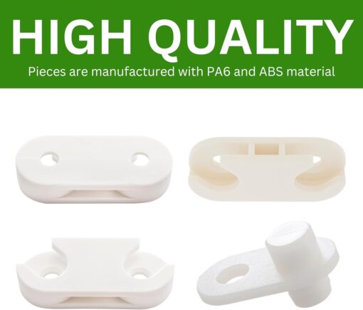 Spare Hardware Parts HEMNES Shoe Cabinet Parts Replacement for IKEA Part #110364 and #116713 (Pack of 2 each)  Home & Kitchen - Image 5