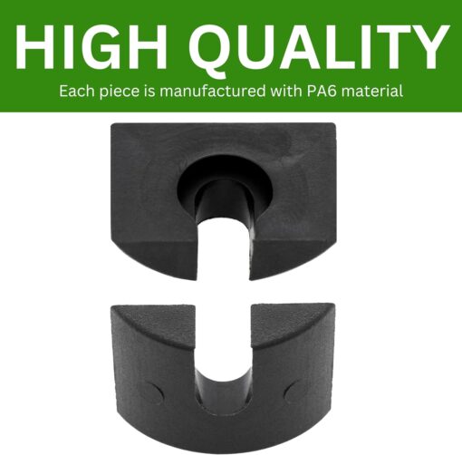 Spare Hardware Parts Bed Frame Crescent Nut for HEMNES (Replacement for IKEA Part #102335) (Pack of 4) - Image 3