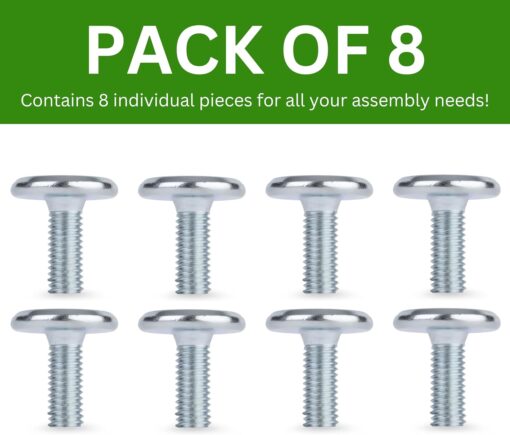 Spare Hardware Parts Replacement for IKEA Furniture Screw Metric Head Cap PF6S Screw - Part #119046 | Joint Connector Bolt M5.0-0.8×13 with 4mm Hex Recess| Pack of 8 - Image 7