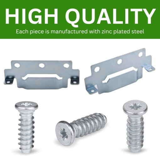 Spare Hardware Parts Replacement for IKEA Bed Frame Part 139301 (Mounting Plate) and 110789 (Screws) - Image 2