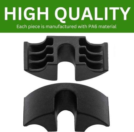 Spare Hardware Parts Bed Frame Crescent Nut for MALM (Replacement for IKEA Part #122998) (Pack of 4) - Image 5
