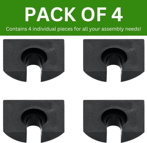 Spare Hardware Parts Bed Frame Crescent Nut for HEMNES (Replacement for IKEA Part #102335) (Pack of 4) - Image 4