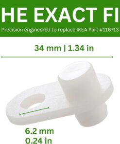 Spare Hardware Parts HEMNES Shoe Cabinet Stopper (Replacement for IKEA Part #116713) (Pack of 2)  Home & Kitchen