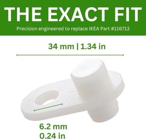 Spare Hardware Parts HEMNES Shoe Cabinet Stopper (Replacement for IKEA Part #116713) (Pack of 2)  Home & Kitchen