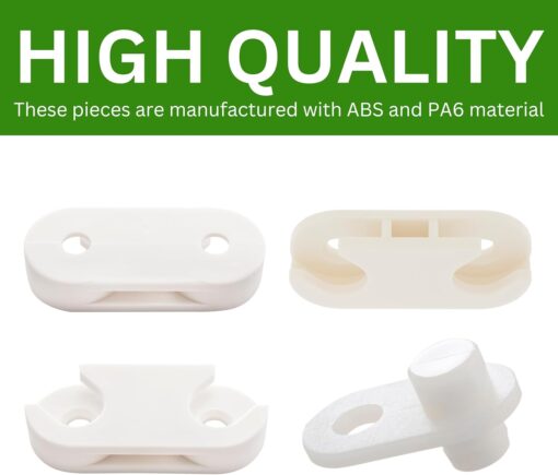 Spare Hardware Parts HEMNES Shoe Cabinet Parts Replacement for IKEA Part #110364 and #116713 (Pack of 4 Each) - Image 5