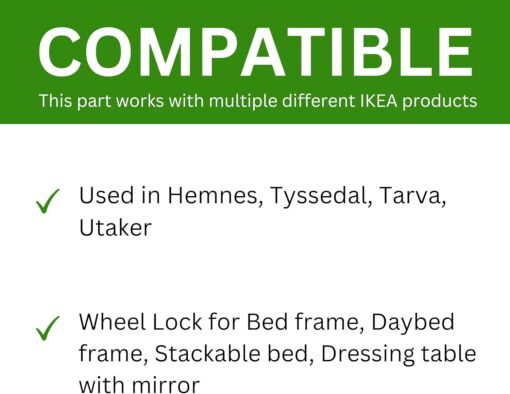 Spare Hardware Parts Wheel Lock for IKEA (IKEA Part #115349) (Pack of 4)  Home & Kitchen - Image 6