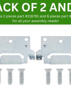 Spare Hardware Parts Replacement for IKEA Bed Frame Part 116791 (Mounting Plate) and 110789 (Screws)  Home & Kitchen