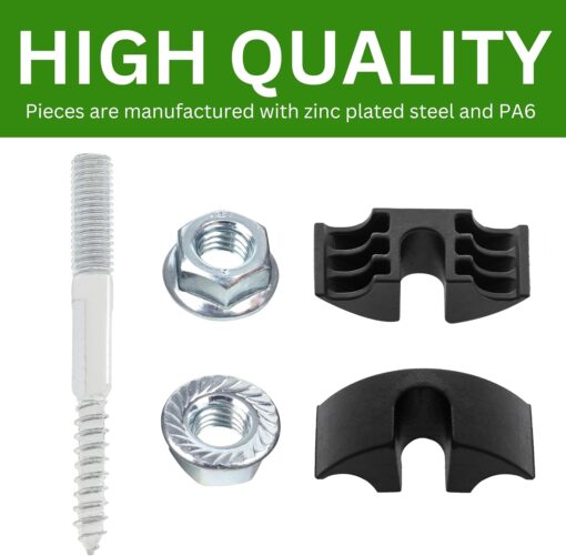 Spare Hardware Parts MALM Headboard Bed Frame Parts Combo Pack (Replacement for IKEA Part #122998 + 114254 + 114334) (Pack of 4)  Home & Kitchen - Image 13