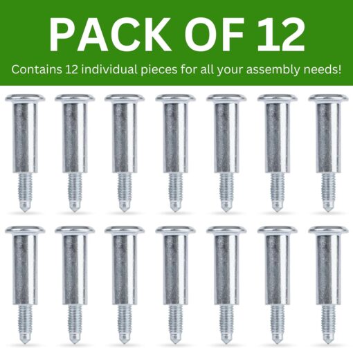 Spare Hardware Parts Replacement for IKEA Furniture Screw Metric Head Cap PF6S Screw - Part #158998 | Joint Connector Bolt M6.0-1.0×40+4/11-12mm with 5mm Hex Recess | Pack of 12 - Image 5