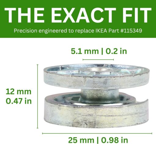 Spare Hardware Parts Wheel Lock for IKEA (IKEA Part #115349) (Pack of 4)  Home & Kitchen - Image 4