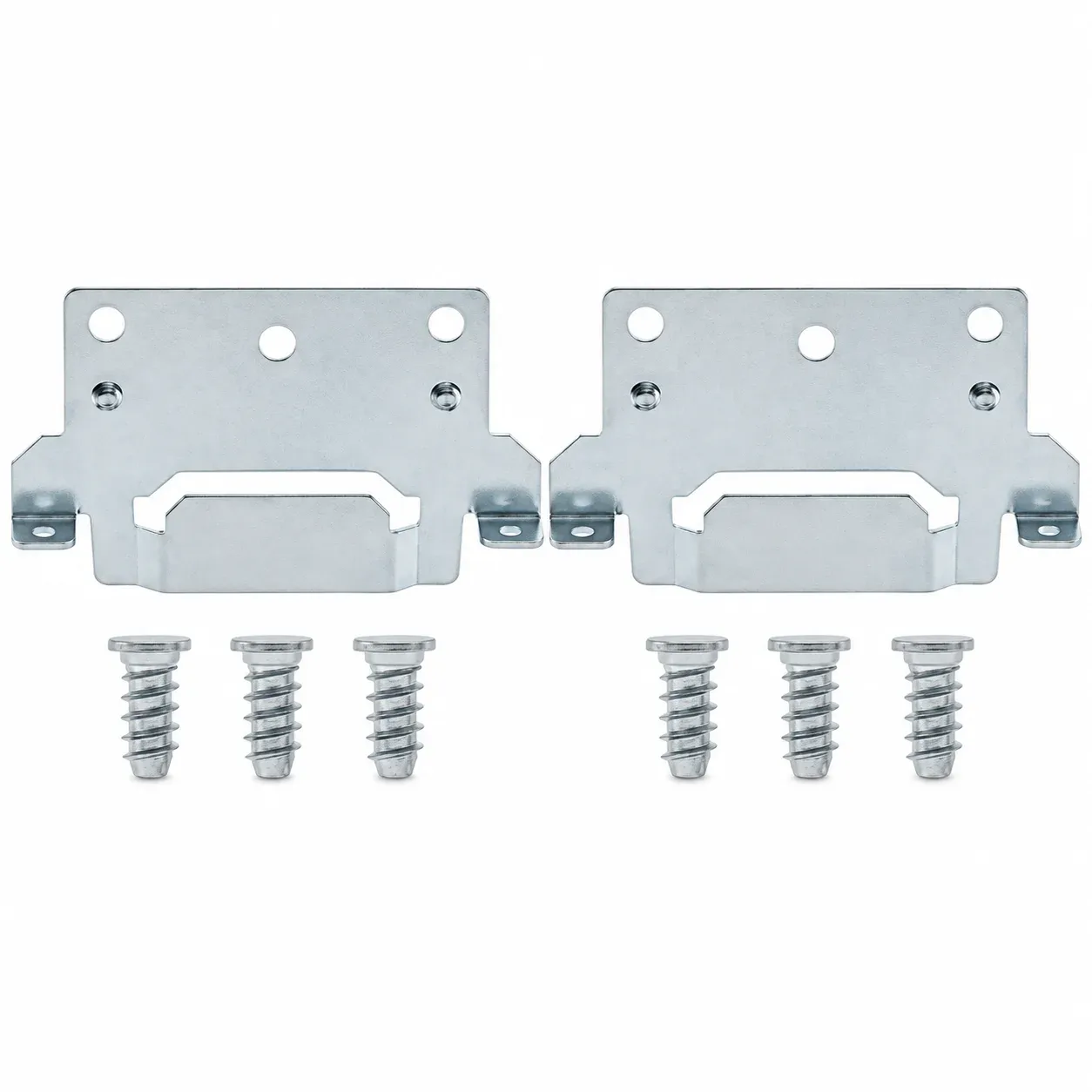 Replacement Mounting Plates and Screws Compatible with IKEA Parts 116791 and 105307