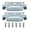 Replacement Mounting Plates and Screws Compatible with IKEA Parts 139301 and 110789
