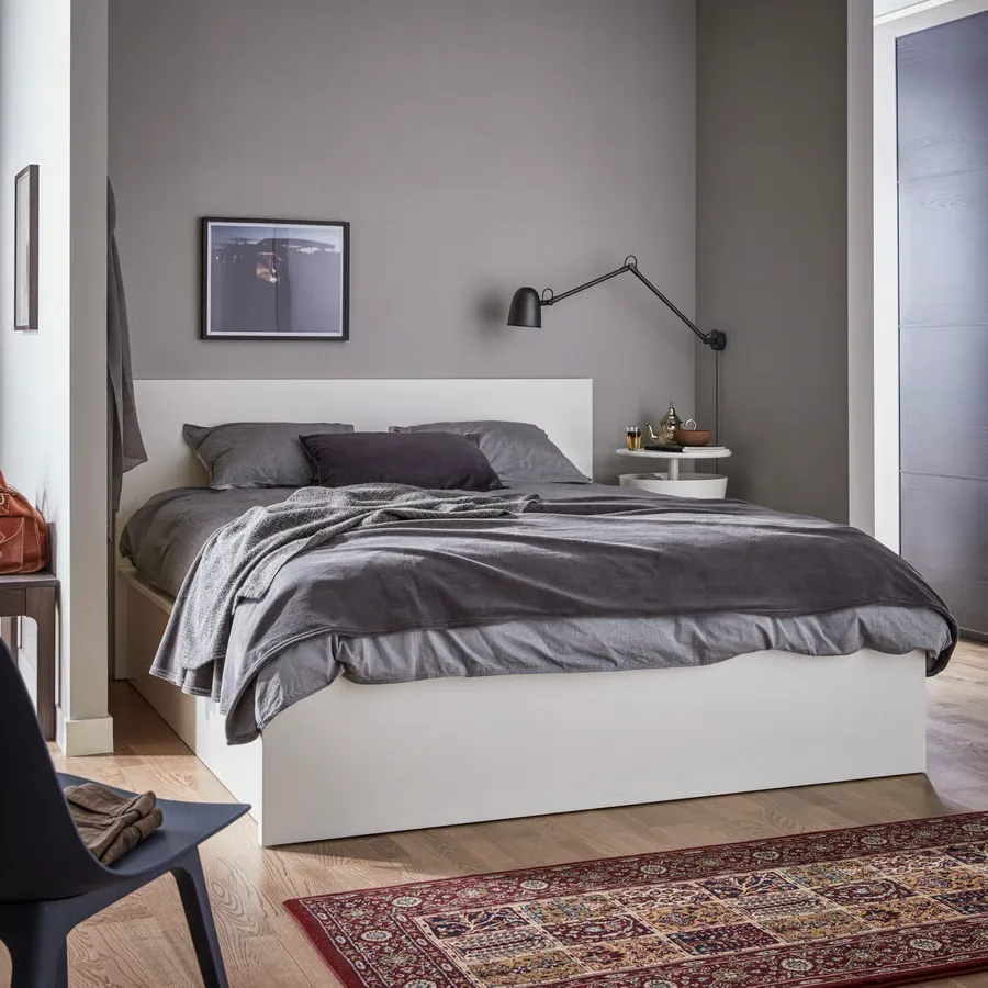 MALM Storage Bed, White, Queen - Image 2